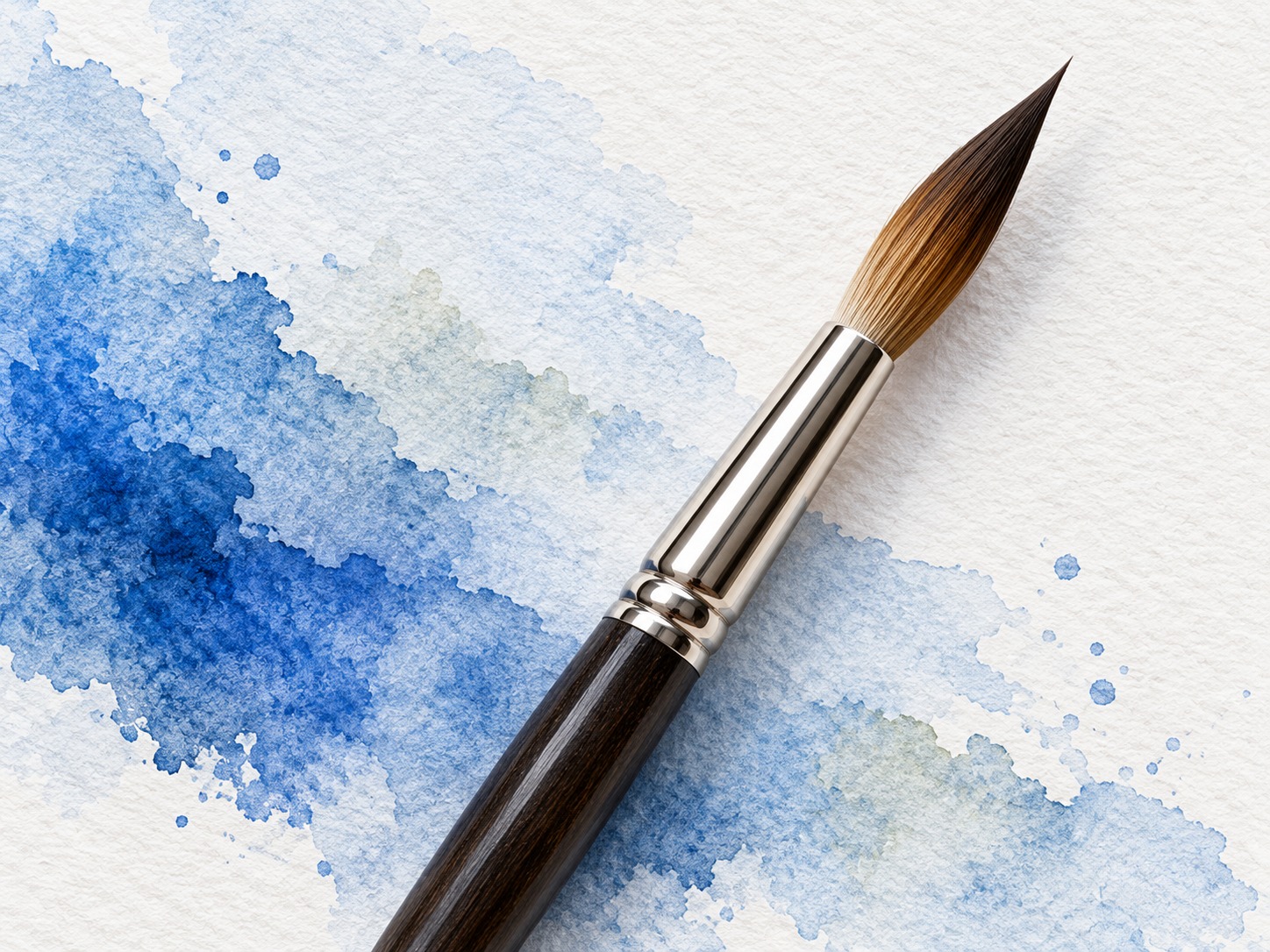 Watercolor brush material reference
